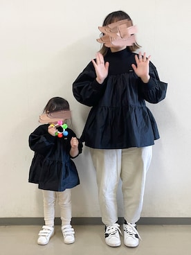 「FITH（フィス）のアイテム」を使った、まむ𓊆時々、ムスメ𓊇さん（レディース・152cm）の冬コーディネート