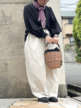 「アイテム（スリッポン）」を使った、まむ𓊆時々、ムスメ𓊇さん（レディース・152cm）の秋コーディネート