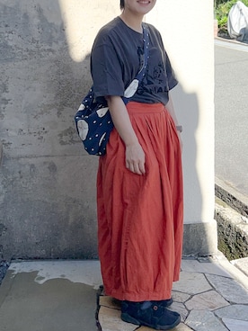「アイテム（チノパンツ）」を使った、まむ𓊆時々、ムスメ𓊇さん（レディース・152cm）の夏コーディネート