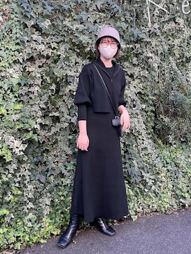 「mline」｜「アイテム（ワンピース/ドレス）」を使った、いけがやあおいさん（レディース・163cm）の秋コーディネート