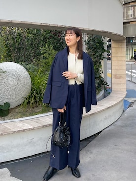 ikegaya aoiさん（レディース・163cm）の冬コーディネート