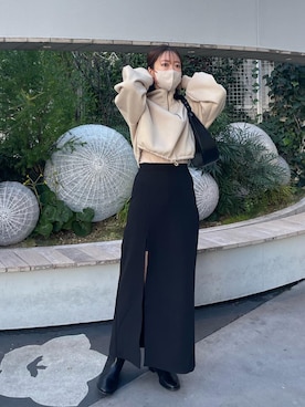 ikegaya aoiさん（レディース・163cm）の冬コーディネート