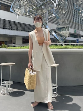 ikegaya aoiさん（レディース・163cm）の夏コーディネート