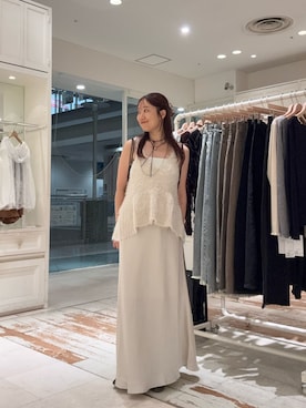 「mystic（ミスティック）のアイテム（ベスト）」を使った、ikegaya aoiさん（レディース・163cm）の秋コーディネート