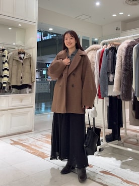 「mystic（ミスティック）のウエスタンブーツ（ブーツ）」を使った、いけがやあおいさん（レディース・163cm）の秋コーディネート