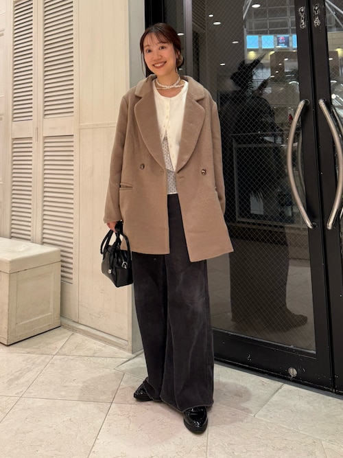 セール】【2サイズ展開】シャギーダブルジャケット（その他アウター