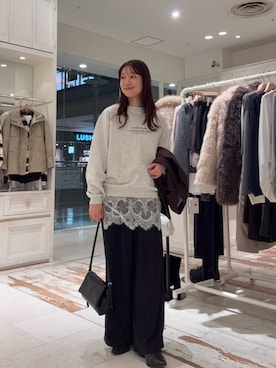 「mystic（ミスティック）のウエスタンブーツ（ブーツ）」を使った、いけがやあおいさん（レディース・163cm）の秋コーディネート