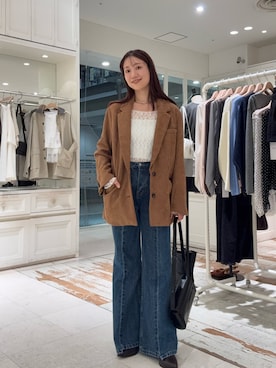 いけがやあおいさん（骨格ウェーブ・レディース・163cm）の秋コーディネート