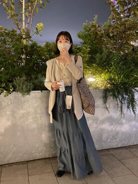 「mline」｜「アイテム（ワンピース/ドレス）」を使った、いけがやあおいさん（レディース・163cm）の秋コーディネート