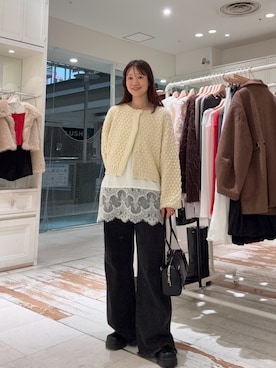 ikegaya aoiさん（レディース・163cm）の冬コーディネート