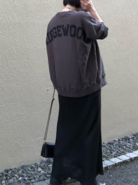 「バックロゴ」｜「アイテム（バッグ）」を使った、aikoさん（レディース・158cm）の秋コーディネート