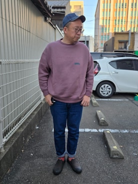 「no brand（ノーブランド）のアイテム」を使った、たじさん（メンズ・174cm）の冬コーディネート