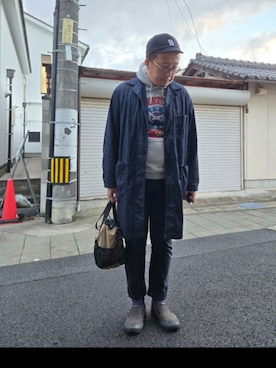 「アイテム（その他アウター）」を使った、たじさん（メンズ・174cm）の秋コーディネート