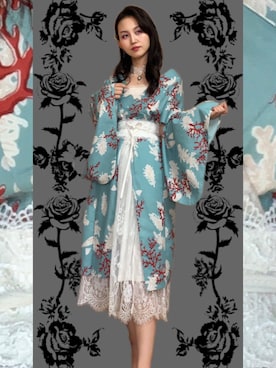 「浴衣コーデ」｜「アイテム（アクセサリー）」を使った、ssnさん（レディース・165cm）の夏コーディネート