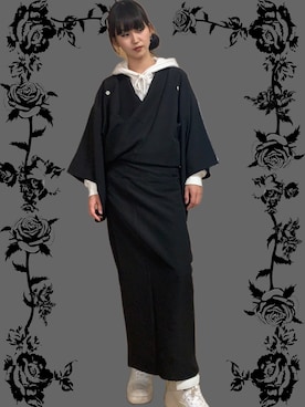 「アイテム（着物）」を使った、ssnさん（レディース・165cm）の春コーディネート