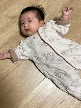「2ヶ月ベビー」｜さくらさん（キッズ・60cm）の冬コーディネート