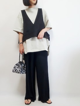 riiさん（レディース・161cm）の夏コーディネート