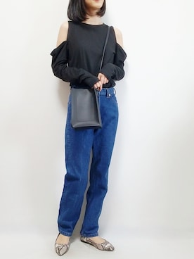 「CHEATFULLDAYS（チートフルデイズ）のアイテム」を使った、riiさん（レディース・161cm）の秋コーディネート