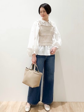 「SOUP（スープ）のアイテム」を使った、yurieさん（レディース・167cm）の春コーディネート