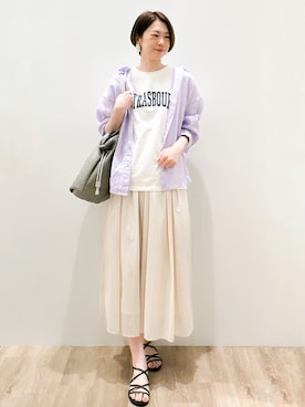 「たすき掛け」｜yurieさん（レディース・167cm）の春コーディネート