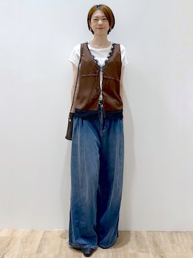 「OPAQUE.CLIP（オペークドットクリップ）のアイテム」を使った、yurieさん（レディース・167cm）の夏コーディネート