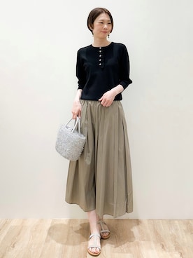 「OPAQUE.CLIP（オペークドットクリップ）のアイテム（バッグ）」を使った、yurieさん（レディース・167cm）の春コーディネート