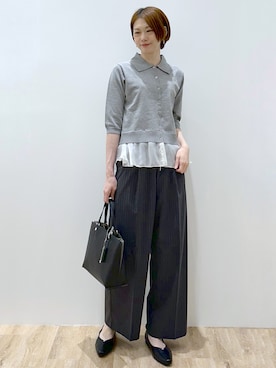 「OPAQUE.CLIP（オペークドットクリップ）のアイテム」を使った、yurieさん（レディース・167cm）の夏コーディネート