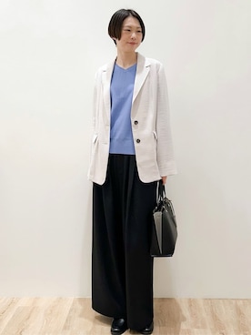 「INDIVI（インディヴィ）のアイテム」を使った、yurieさん（レディース・167cm）の春コーディネート