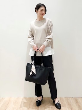 「index（インデックス）のアイテム（バッグ）」を使った、yurieさん（レディース・167cm）の春コーディネート