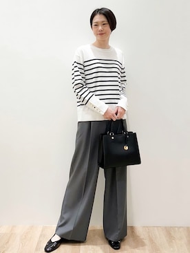 「index（インデックス）のアイテム（バッグ）」を使った、yurieさん（レディース・167cm）の春コーディネート