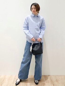 「index（インデックス）のアイテム（バッグ）」を使った、yurieさん（レディース・167cm）の冬コーディネート