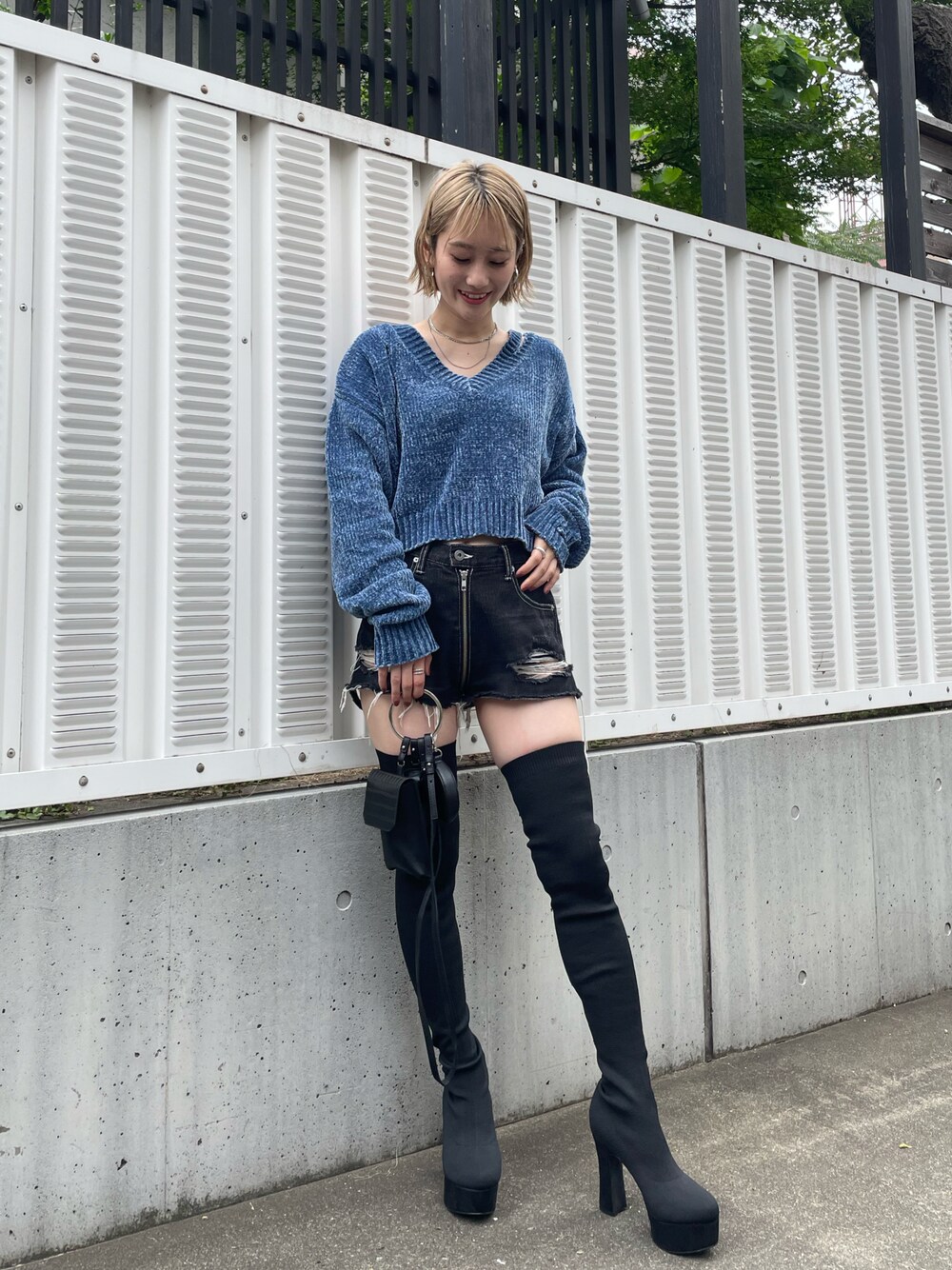 【マイケルコース】コーディネートしやすい♪ニーハイブーツ 黒 マイケルコース 新品 黒 ニーハイブーツ