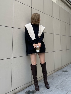 namiさん（レディース・160cm）の冬コーディネート