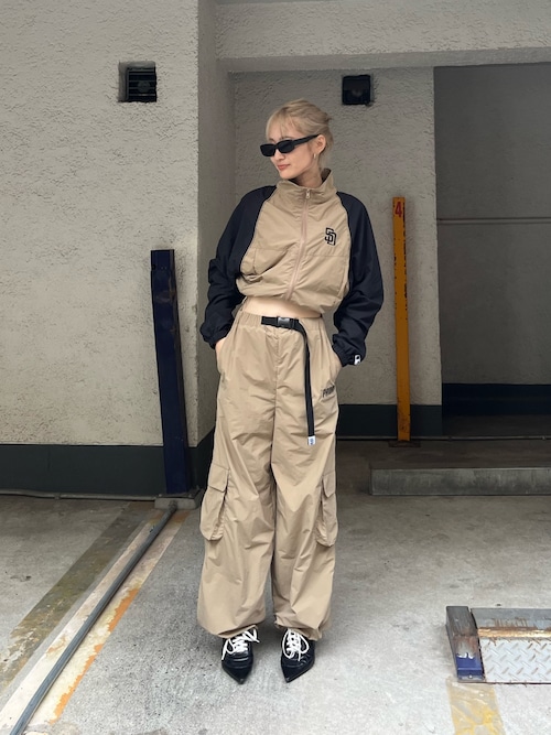 BACK TO THE FIELD ワンピース 「MLB」ナイロンロゴセットアップ