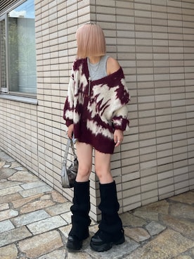 「アイテム（タンクトップ）」を使った、namiさん（レディース・160cm）の秋コーディネート