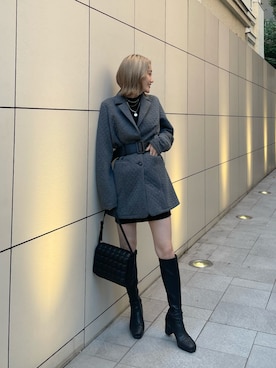 「SPIRALGIRL（スパイラルガール）のアイテム（テーラードジャケット）」を使った、namiさん（レディース・160cm）の秋コーディネート