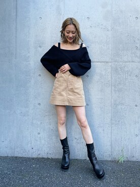 namiさん（レディース・160cm）の冬コーディネート