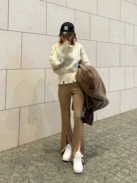 namiさん（レディース・160cm）の冬コーディネート