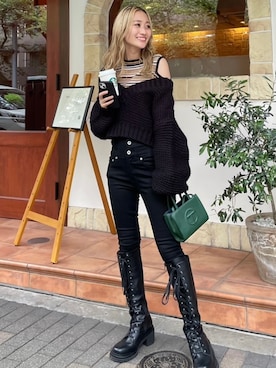 namiさん（レディース・160cm）の冬コーディネート