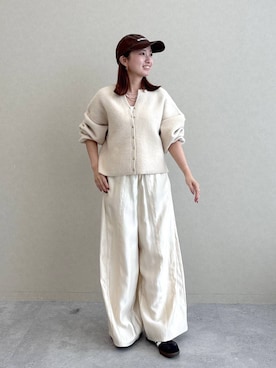 「アイテム（帽子）」を使った、ですこさん（レディース・148cm・20代）の秋コーディネート
