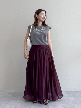 「アイテム（ハンドバッグ）」を使った、ですこさん（レディース・148cm・20代）の夏コーディネート