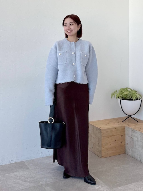 セール】ツィードニットカーデジャケット（ニット/セーター）｜A part