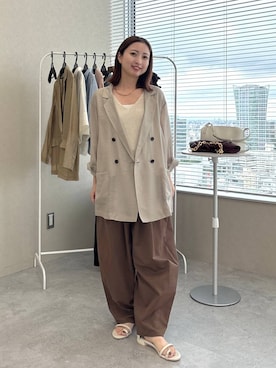 「A part by（アパートバイ）のアイテム」を使った、ですこさん（レディース・148cm）の夏コーディネート