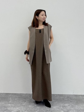 「アイテム（ワンピース/ドレス）」を使った、ですこさん（レディース・148cm・20代）の秋コーディネート