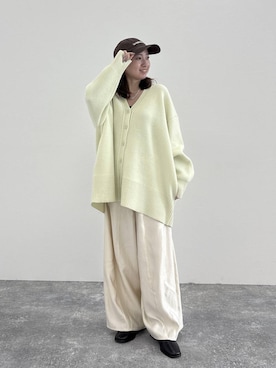 「SNAP_apart by lowrys」｜「アイテム（帽子）」を使った、ですこさん（レディース・148cm）の秋コーディネート