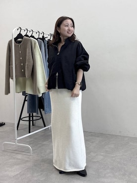 「アイテム（セットアップ）」を使った、ですこさん（レディース・148cm・20代）の秋コーディネート