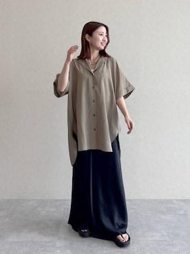 「A part by（アパートバイ）のアイテム」を使った、ですこさん（レディース・148cm）の夏コーディネート