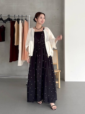「A part by（アパートバイ）のアイテム（ワンピース/ドレス）」を使った、ですこさん（レディース・148cm）の夏コーディネート