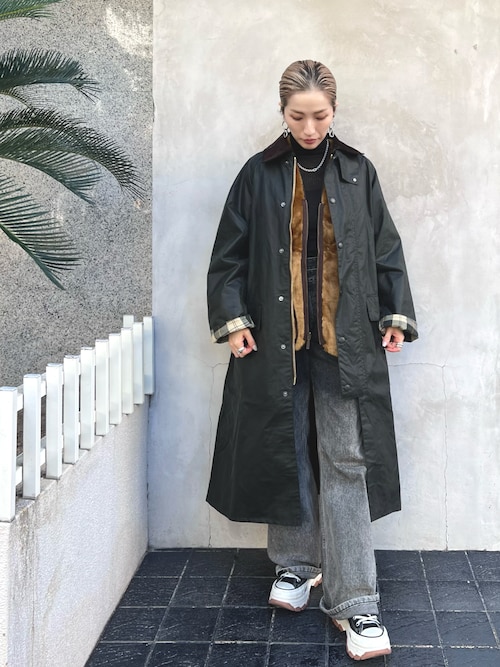 セール】BARBOUR/バブアー/オーバーサイズBURGHLEYワックス/222MWX1674