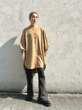 「L.H.P（エルエイチピー）のアイテム（トップス）」を使った、hanae maruiさん（レディース・155cm）の春コーディネート